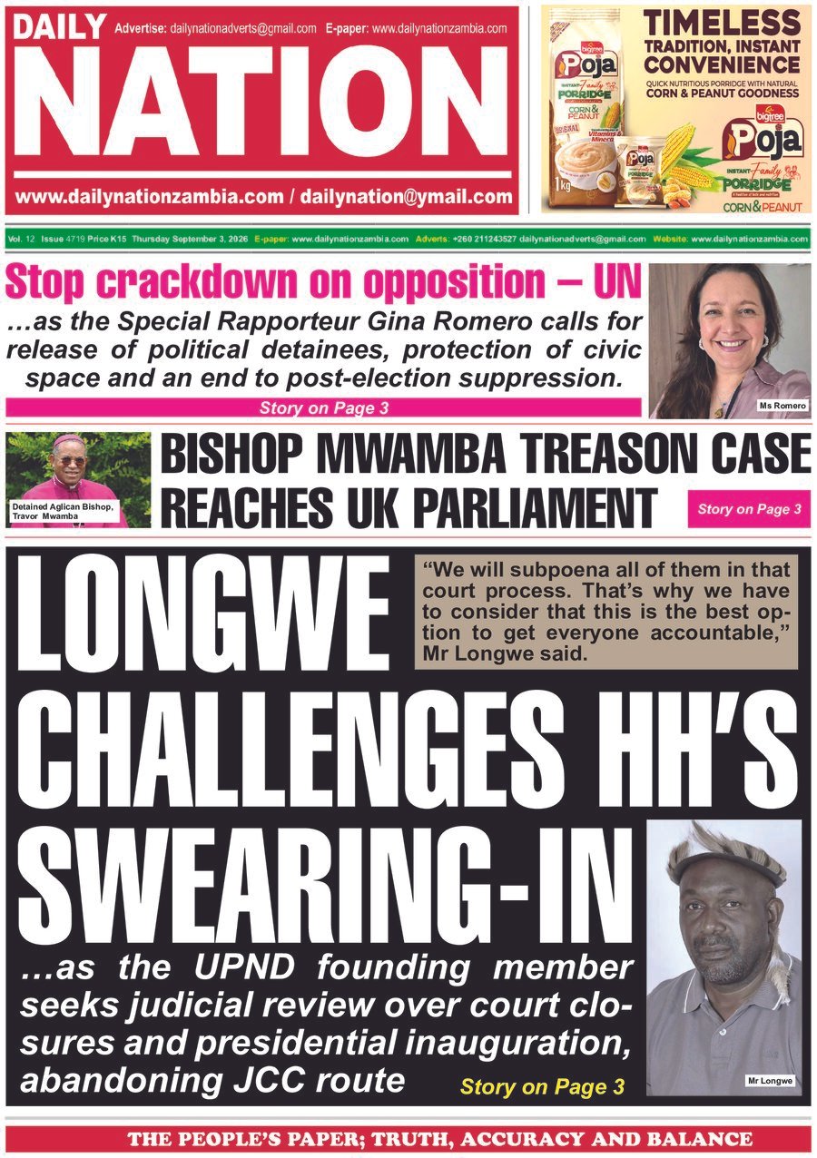 THURSDAY 03 SEPT 2026