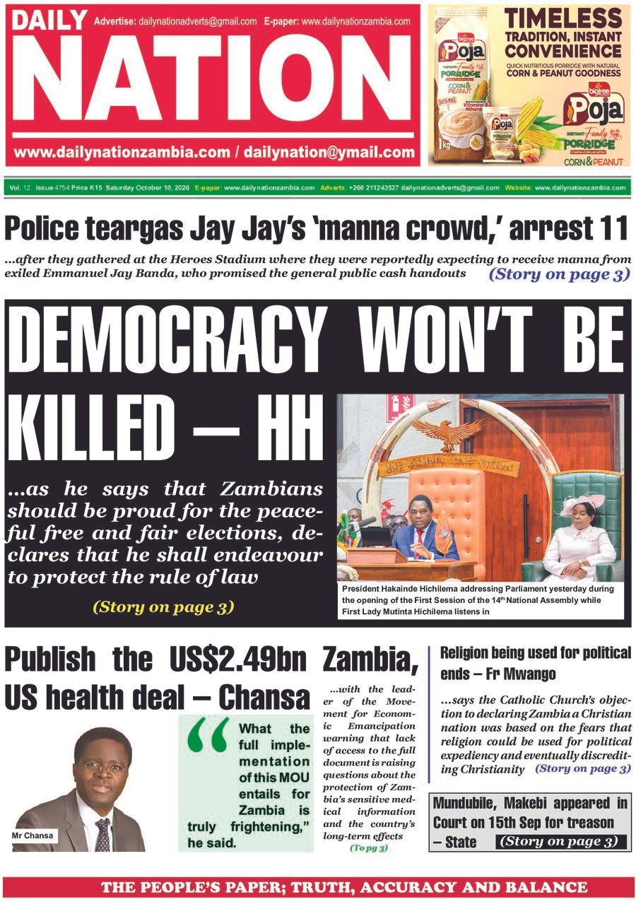 Saturday 10 Oct 2026