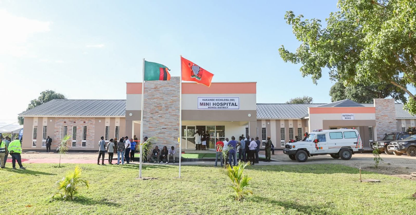 HH family gifts Mongu a hospital
