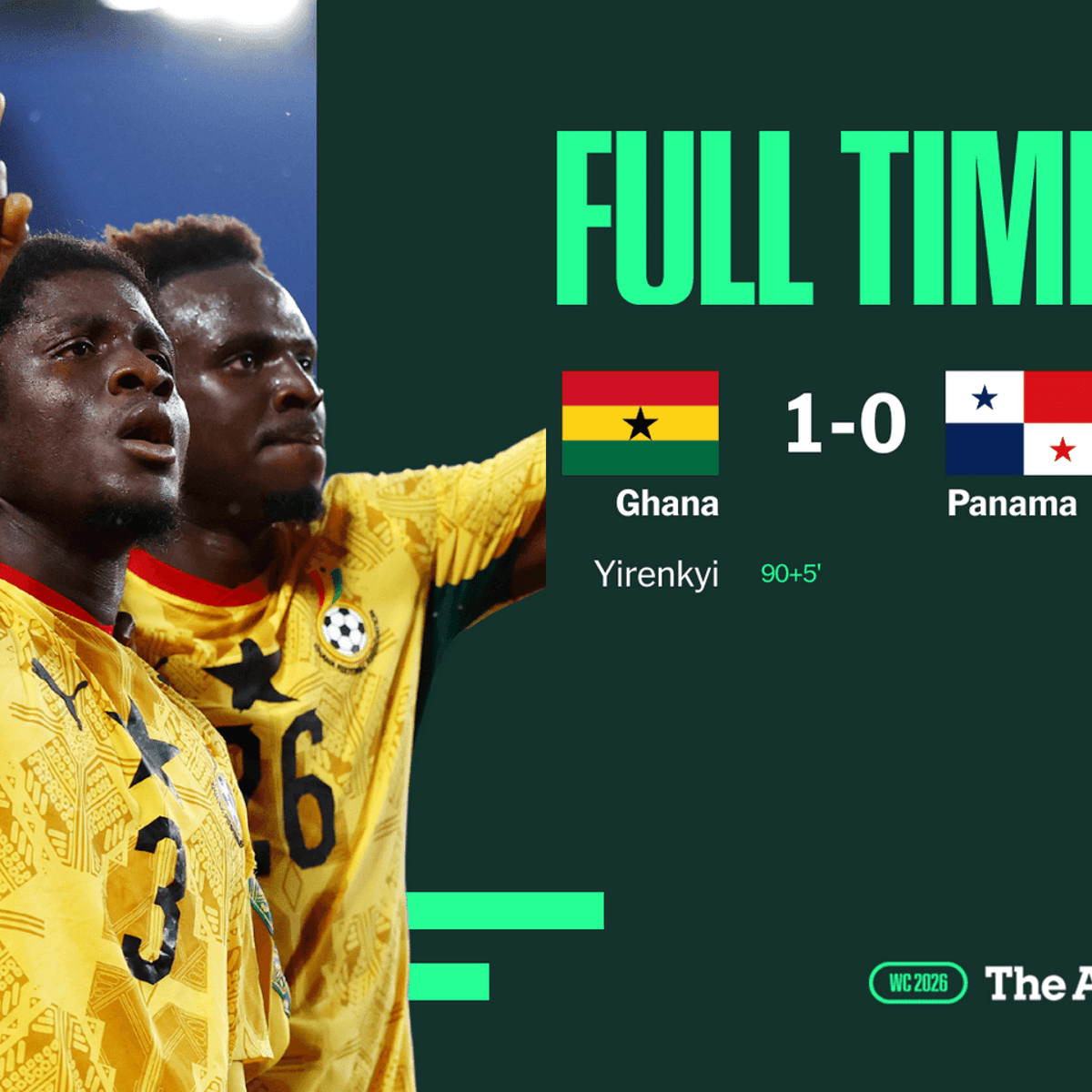 Ghana’s last-gasp winner seals 1-0 victory over Panama